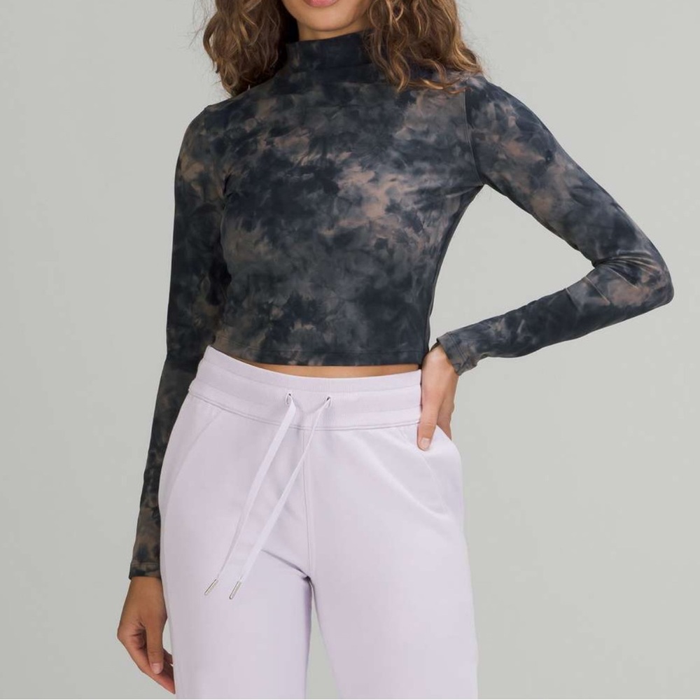Lululemon All Aligned Mock Neck Long Sleeve Shirt